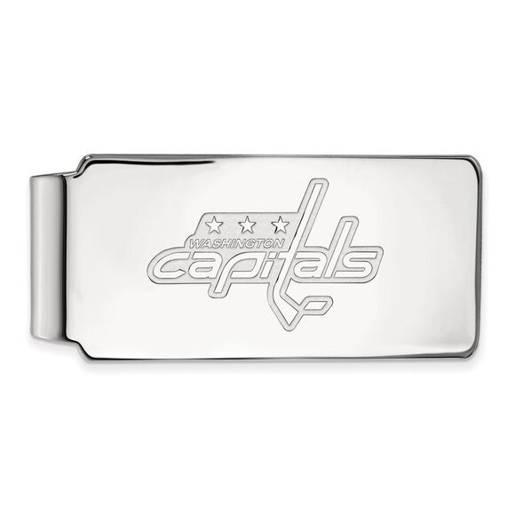 Sterling Silver NHL Washington Capitals Money Clip - Picture 1 of 3